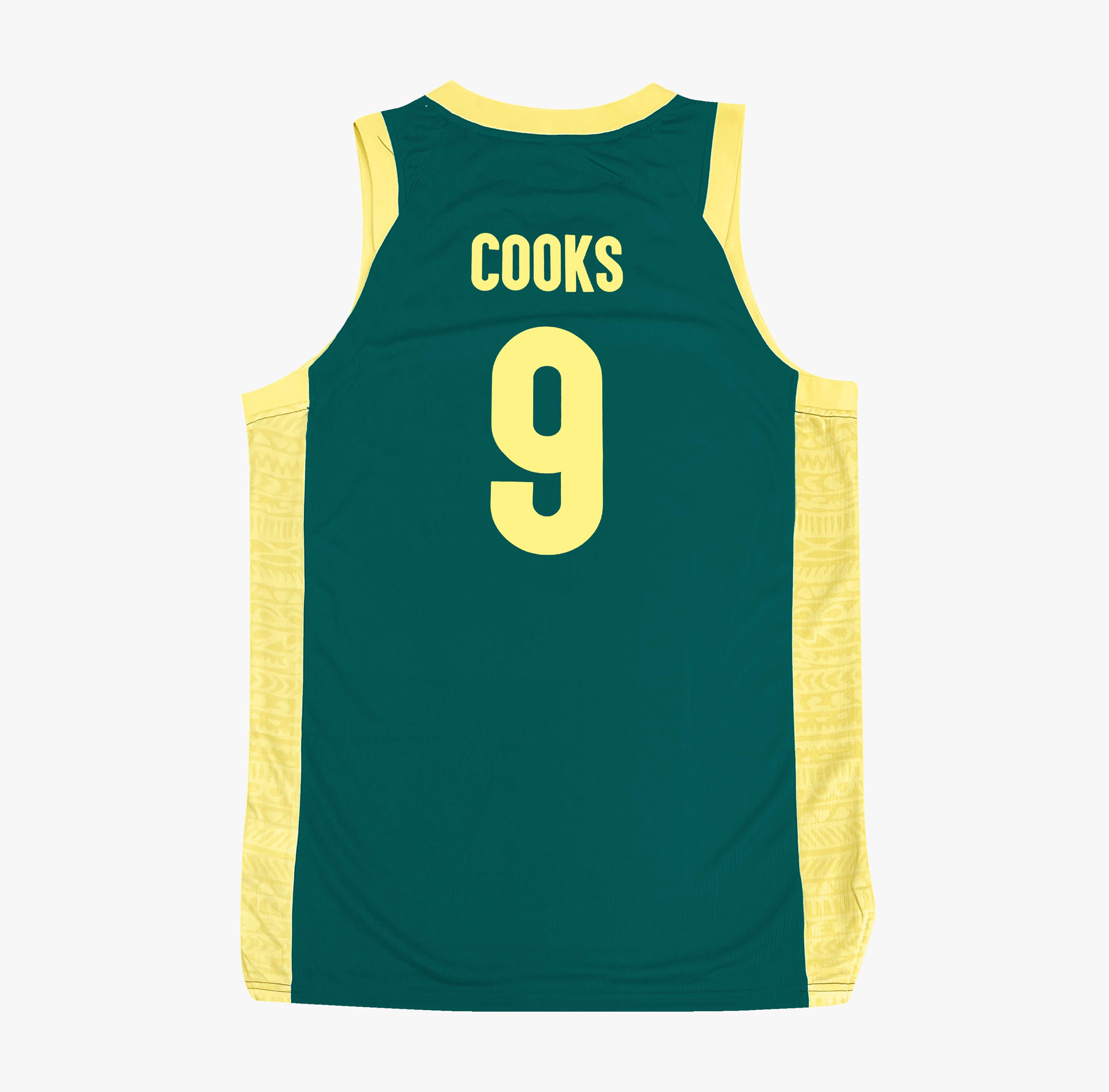 Xavier Cooks Australian Boomers National Home Green Jersey Basketball