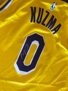 AUTOGRAPHED Kyle Kuzma LA Lakers NBA Icon Swingman Jersey