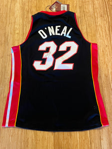 AUTOGRAPHED Shaquille O'Neal Miami Heat NBA Away Swingman Jersey