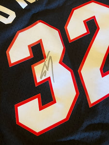 AUTOGRAPHED Shaquille O'Neal Miami Heat NBA Away Swingman Jersey