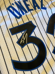 AUTOGRAPHED Shaquille O'Neal Orlando Magic NBA Home Swingman Jersey