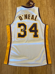 AUTOGRAPHED Shaquille O'Neal LA Lakers NBA Alternate Swingman Jersey