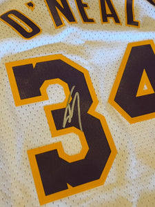 AUTOGRAPHED Shaquille O'Neal LA Lakers NBA Alternate Swingman Jersey