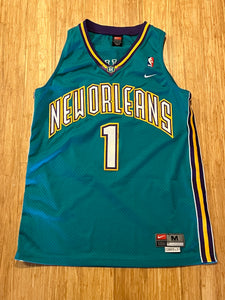 AUTOGRAPHED Baron Davis New Orleans Hornets NBA Away Swingman Jersey