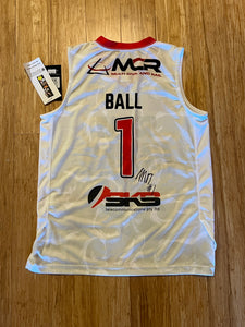 AUTOGRAPHED LaMelo Ball Illawarra Hawks Space Jam NBL Jersey