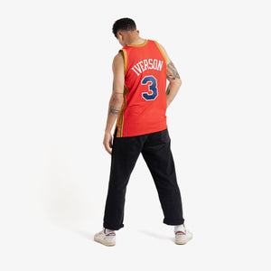 Allen Iverson Syracuse Nationals HWC Throwback NBA Swingman Jersey
