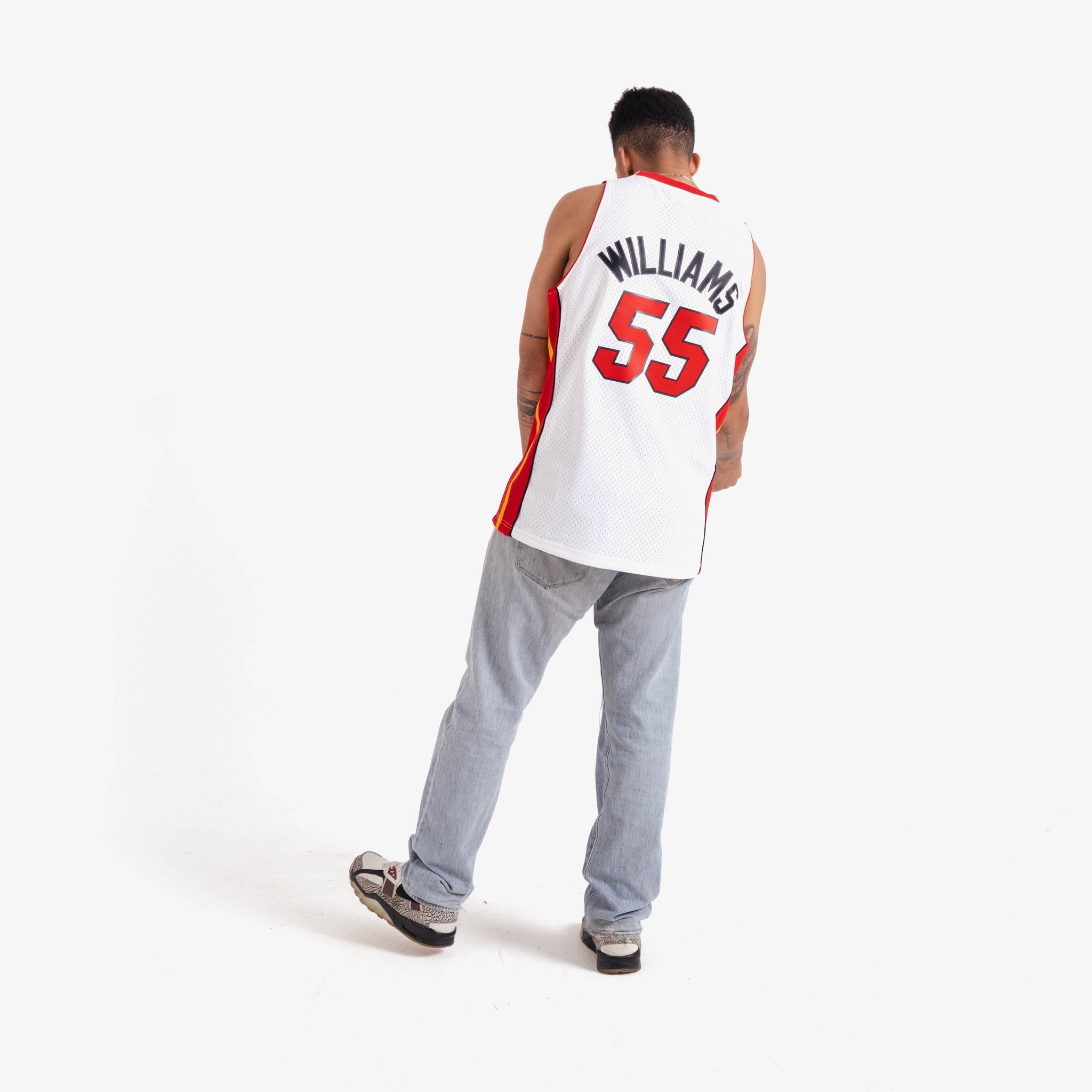 VTG Nike Swingman Sacramento Kings 55 Jason Williams Stitched Jersey Size XL
