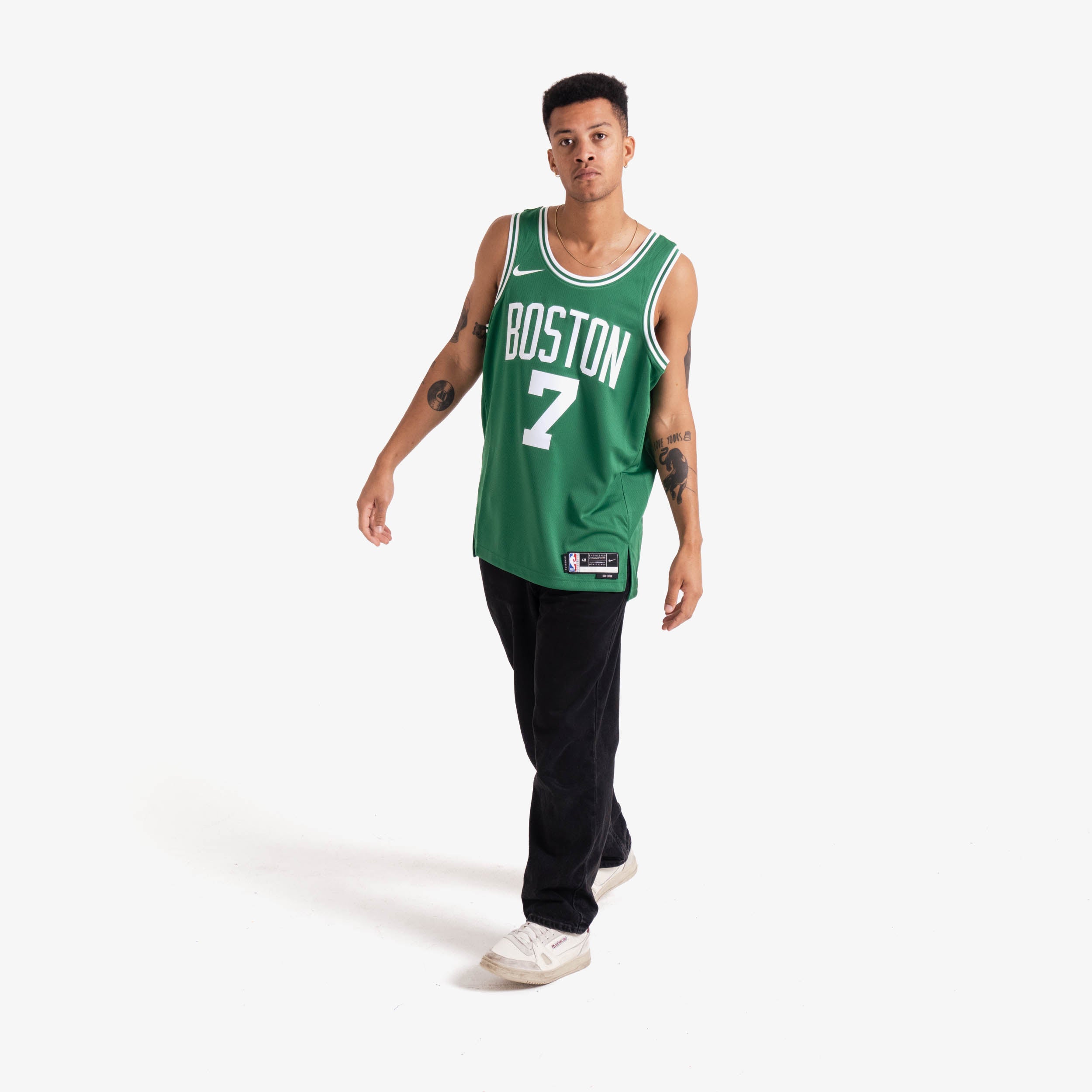 Unisex Nike Jaylen Brown White Boston Celtics Swingman Jersey - Association  Edition