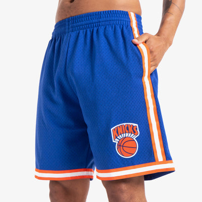 Men's Mitchell & Ness New York Knicks NBA 1991-92 Away Swingman Basketball  Shorts