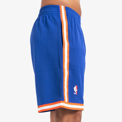 Men's Mitchell & Ness New York Knicks NBA 1991-92 Away Swingman Basketball Shorts