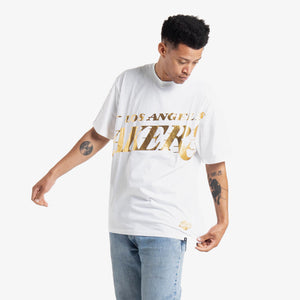 Los Angeles Lakers Vintage Oakridge Print NBA T-shirt