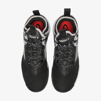 And1 Mens Charge Black/White Basketball Shoes