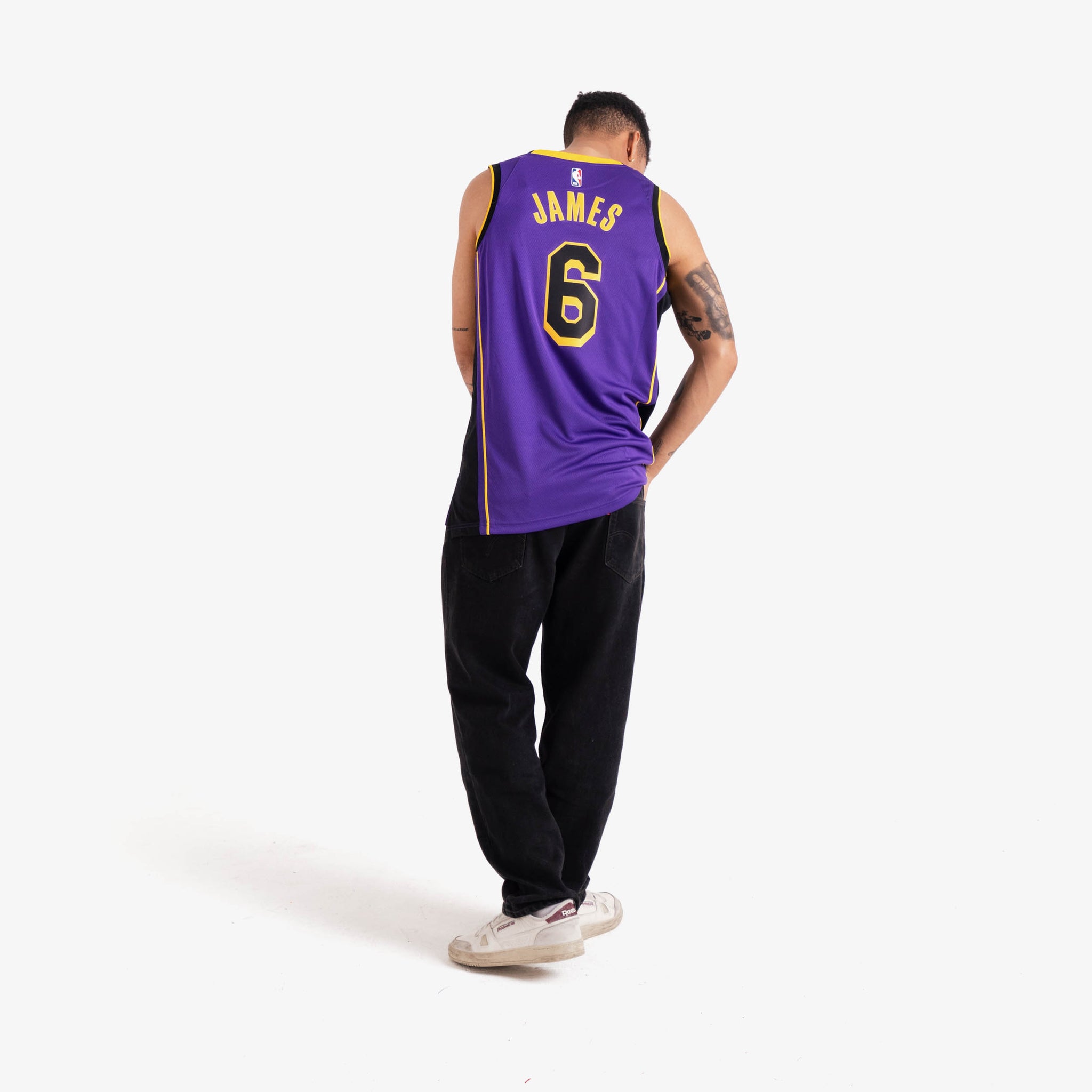 LeBron James LA Lakers Statement Swingman Jersey