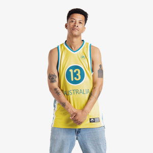 Luc Longley Australian Boomers 2000 Olympics Jersey