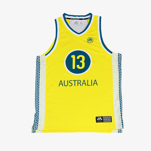 Luc Longley Australian Boomers 2000 Olympics Jersey