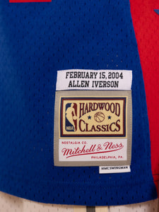 Allen Iverson 2004 All Star Game HWC Throwback NBA Swingman Jersey