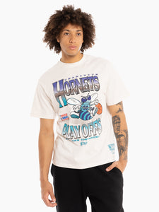 Charlotte Hornets Metallic Vintage T-Shirt