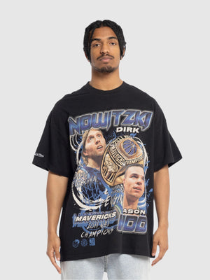 Kidd & Nowitzki Dallas Mavericks 2011 Champs Vintage T-Shirt