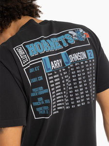 Larry Johnson Charlotte Hornets Player Stats T-Shirt