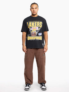 Los Angeles Lakers Nothin' But Net Black Vintage T-Shirt