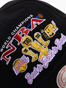 Los Angeles Lakers 2002 NBA Finals History Deadstock NBA Snapback Hat