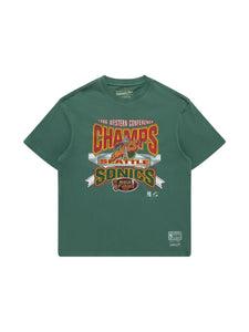 Seattle Supersonics 1996 Conference Champs Vintage Hardwood Classics NBA T-Shirt