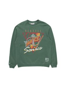 Seattle Supersonics Tri-Logo NBA Crewneck