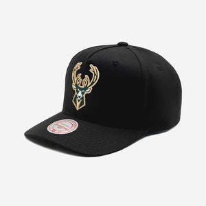 Milwaukee Bucks Team Logo MVP NBA Snapback Hat