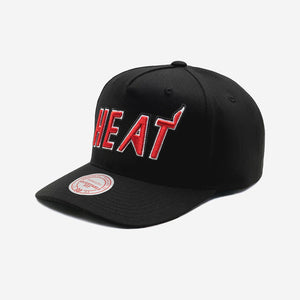 Miami Heat Wordmark MVP NBA Snapback Hat