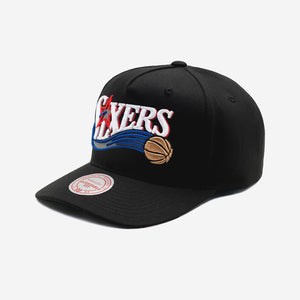Philadelphia 76ers Wordmark MVP NBA Snapback Hat