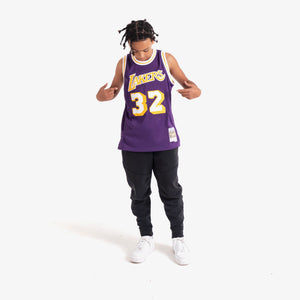 Magic Johnson Los Angeles Lakers HWC Youth NBA Swingman Jersey