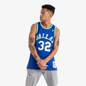 Jamal Mashburn Dallas Mavericks HWC Throwback NBA Swingman Jersey