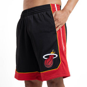 Miami Heat 2012-13 Hardwood Classics Throwback Swingman NBA Shorts