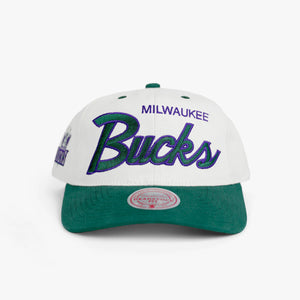 Milwaukee Bucks Team Script Golfer NBA Snapback Hat