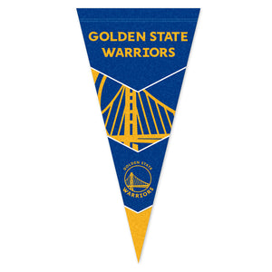 Golden State Warriors Team NBA Premium Pennant