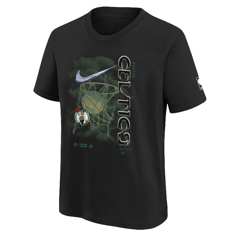 Boston Celtics 2024 City Edition Courtside 2 Youth NBA T-Shirt ...