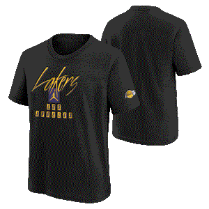 Los Angeles Lakers 2024 City Edition Courtside 1 Youth NBA T-Shirt
