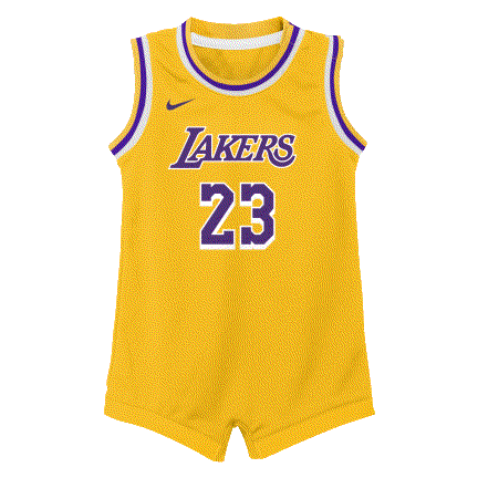 LeBron James Los Angeles Lakers 2024 Icon Edition Infant NBA Onesie