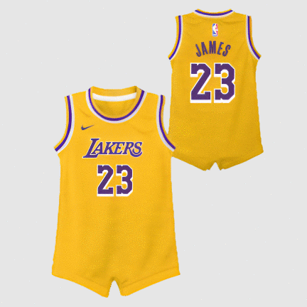 LeBron James Los Angeles Lakers 2024 Icon Edition Infant NBA Onesie