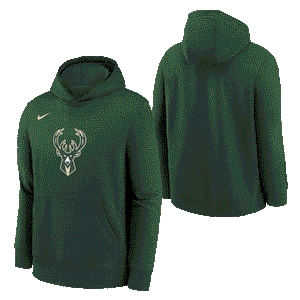 Milwaukee Bucks Club Logo Youth NBA Hoodie