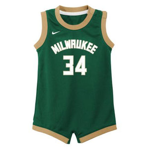 Giannis Antetokounmpo Milwaukee Bucks 2024 Icon Edition Infant NBA Onesie