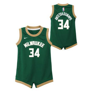 Giannis Antetokounmpo Milwaukee Bucks 2024 Icon Edition Infant NBA Onesie