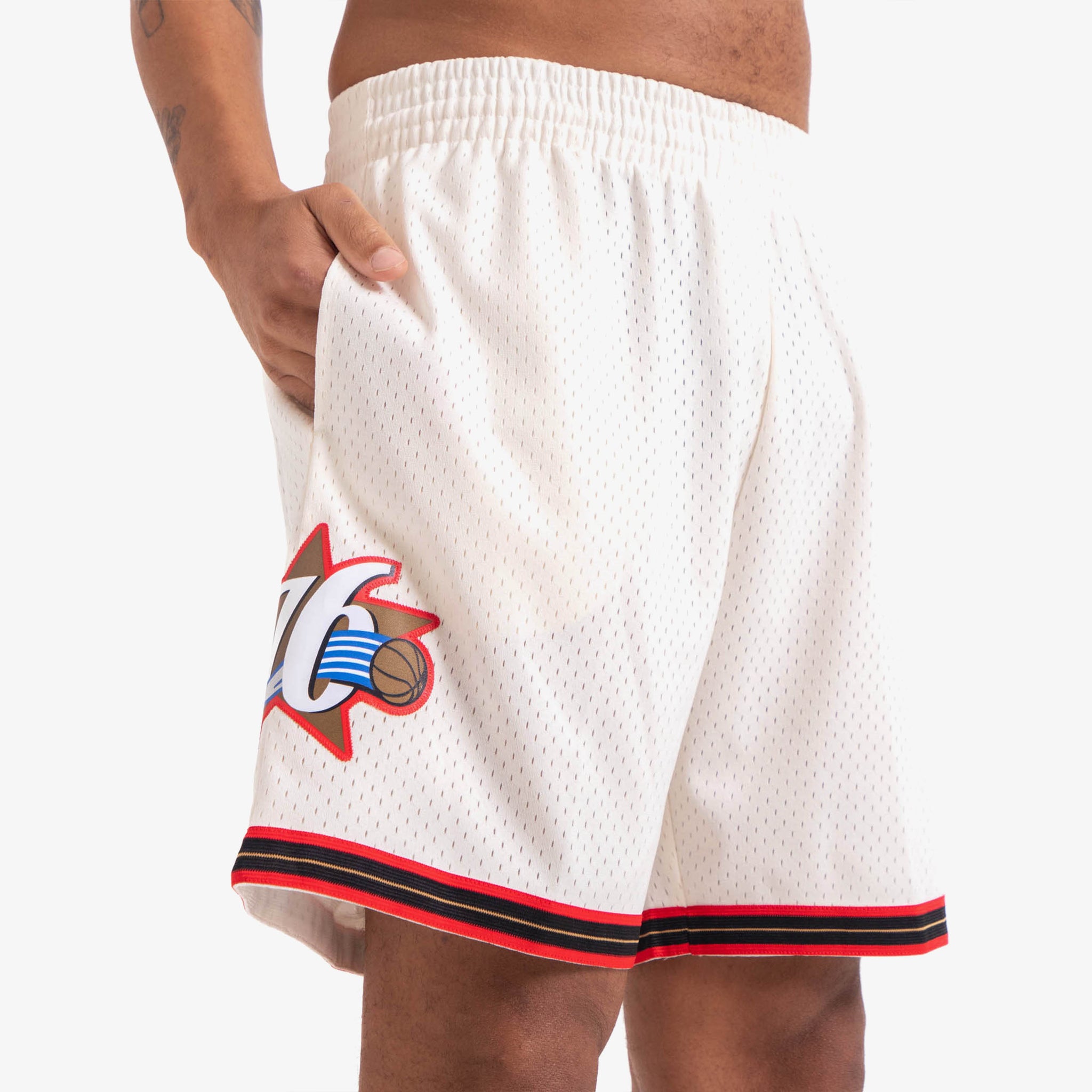 Los Angeles Lakers 1996-97 Hardwood Classics Throwback Reload Swingman NBA  Shorts