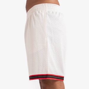 Philadelphia 76ers Hardwood Classics Throwback Off White Swingman NBA Shorts