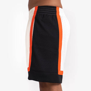 New York Knicks Hardwood Classics Throwback Off White Swingman NBA Shorts