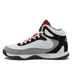 And1 Pulse 3.0 Junior White/Alloy/Black Basketball Shoes