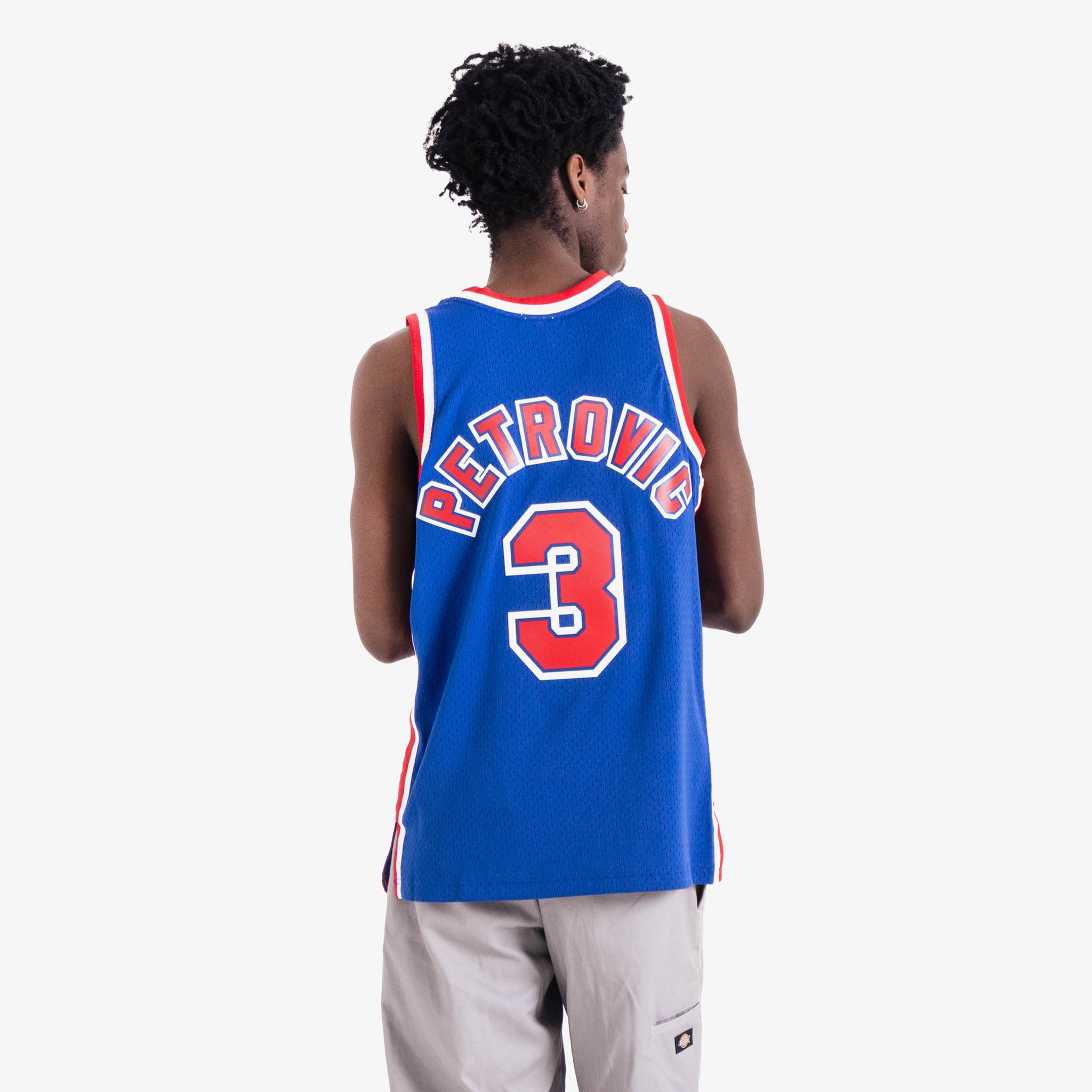 Drazen Petrovic New Jersey Nets Basketball Jersey – Best Sports Jerseys