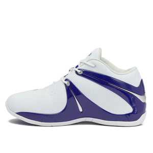 And1 Rise Mens White/Navy Basketball Shoes