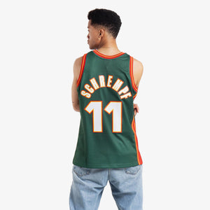 Detlef Schrempf Seattle Supersonics Hardwood Classics Throwback NBA Swingman Jersey