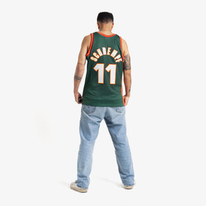 Detlef Schrempf Seattle Supersonics Hardwood Classics Throwback NBA Swingman Jersey